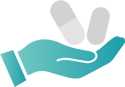 hand with capsule and tablet representing BRAFTOVI (encorafenib) + MEKTOVI (binimetinib) treatment